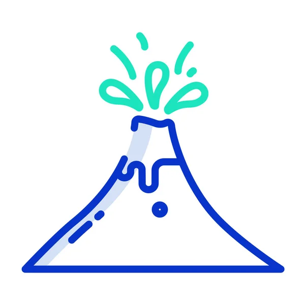 火山简单图标 矢量图解 — 图库矢量图片