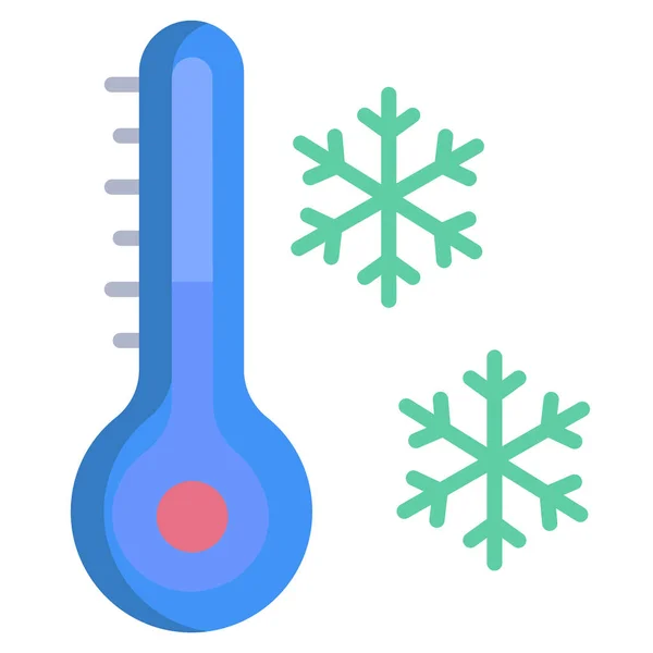 Temperatur Einfaches Symbol Vektorillustration — Stockvektor