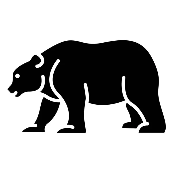 Vektor Illustration Eines Niedlichen Bären — Stockvektor