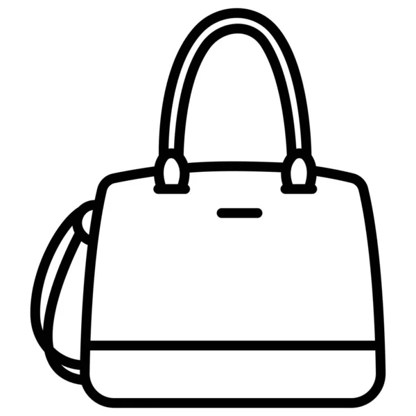 Icône Sac Main Illustration Vectorielle Simple — Image vectorielle