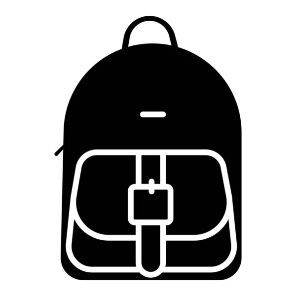 Icono Del Bolso Ilustración Simple Vector — Vector de stock