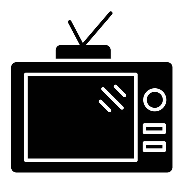 Fernsehen Einfaches Symbol Vektorillustration — Stockvektor