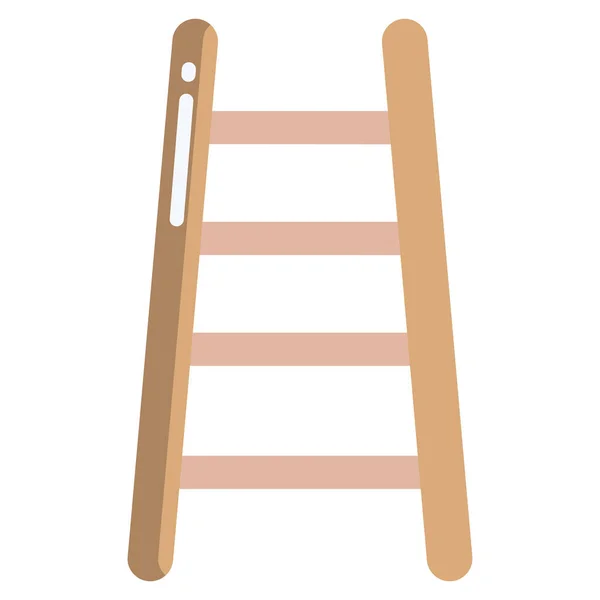 Eenvoudige Vectoricoon Illustratie Van Ladder — Stockvector