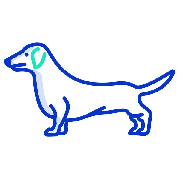 Vektorillustration Eines Hundes — Stockvektor