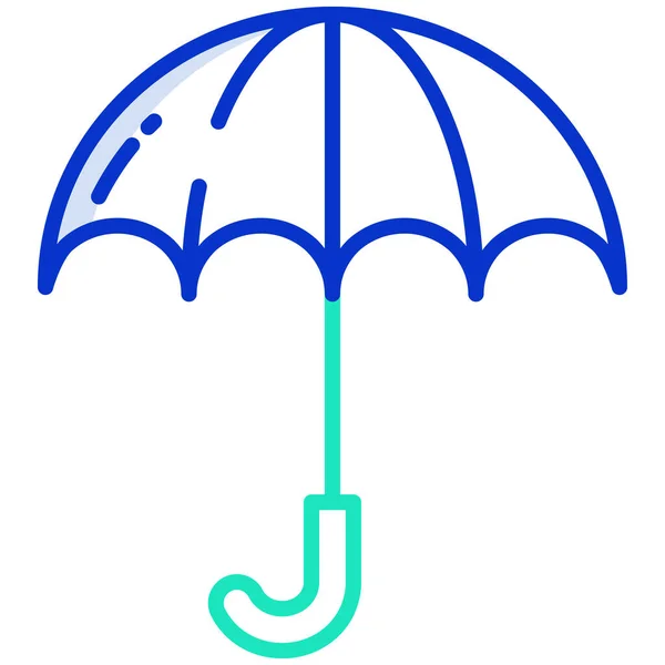 Parapluie Icône Simple Illustration Vectorielle — Image vectorielle