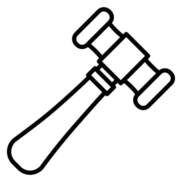Hammer Symbol Vektor Illustration — Stockvektor