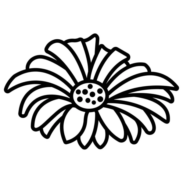Daisy Symbol Vektor Illustration — Stockvektor