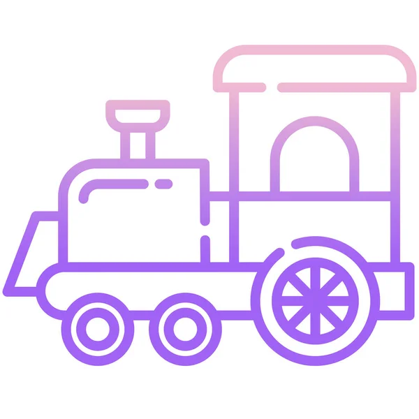Icône Web Train Illustration Vectorielle — Image vectorielle