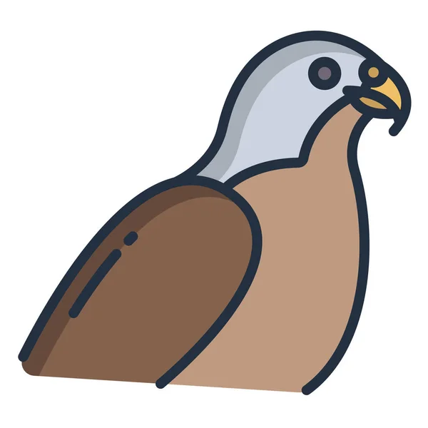 鳥のアイコン ウェブ用のペンギンのベクトルアイコンの簡単なイラスト — ストックベクタ