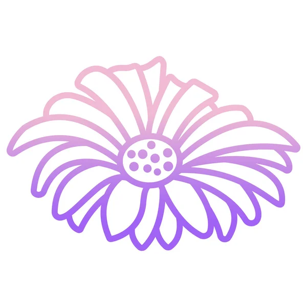 Daisy Icon Vector Illustration — Stock Vector