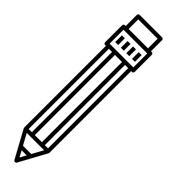 Pencil Icon Vector Illustration — Stock Vector