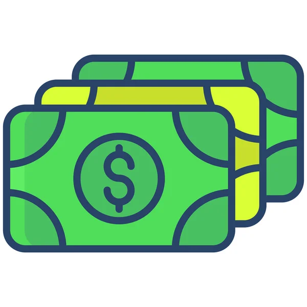 Money Icon Cash Vector — Stock Vector