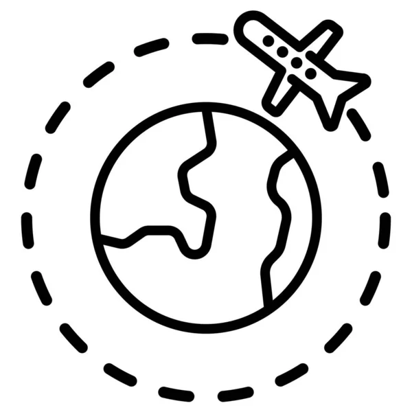 Reise Web Symbol Einfache Vektor Illustration — Stockvektor