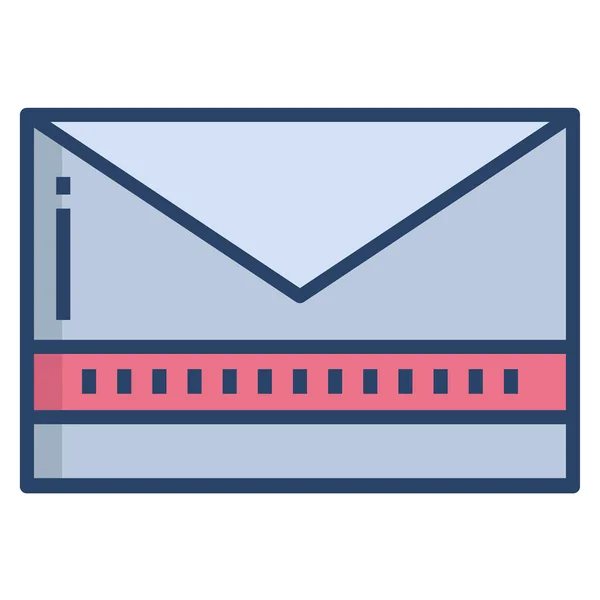 Pošta Webová Ikona Jednoduchá Ilustrace — Stockový vektor