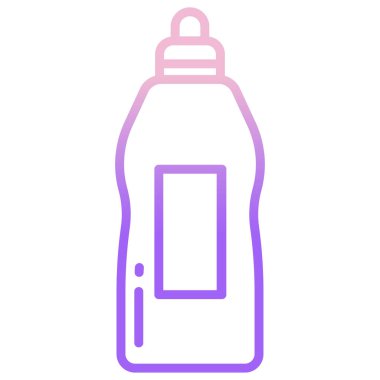 Şişe. Web simgesi basit illüstrasyon