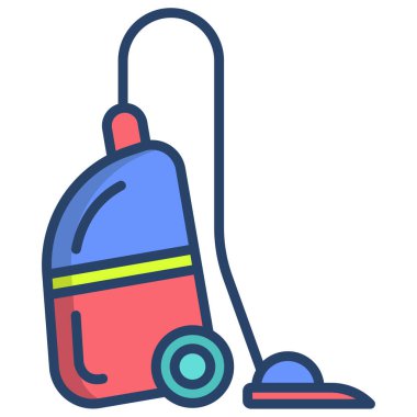 Vakum Temizleyici Web simgesi basit vektör illüstrasyonuName