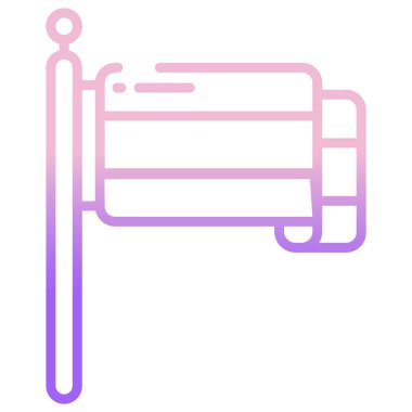 Bayrak. Web simgesi basit tasarım 