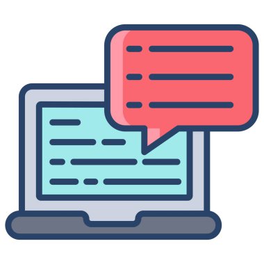 dizüstü bilgisayar simgesi, vektör illüstrasyonu