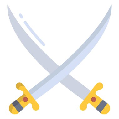 Kılıç basit simgesi, vektör gösterimi