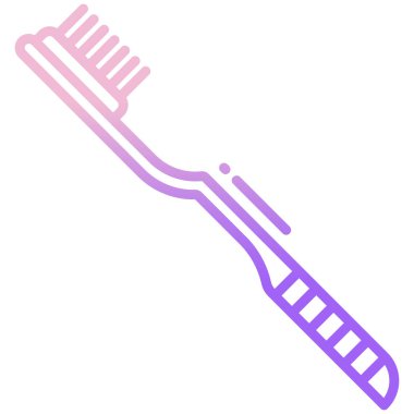 Basit ikon diş bakımı konsept vektör çizimi 