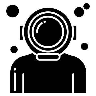 Dalış web simgesi basit illüstrasyon