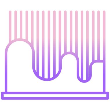 Grafik simgesinin vektör illüstrasyonu