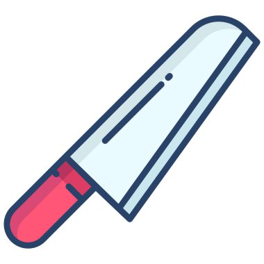 Bıçak. Web simgesi basit illüstrasyon