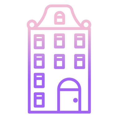 kilise vektörü düz tasarım simgesi