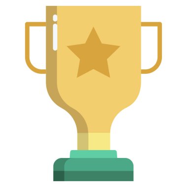 Basit vektör simgesi, ödül illüstrasyonu