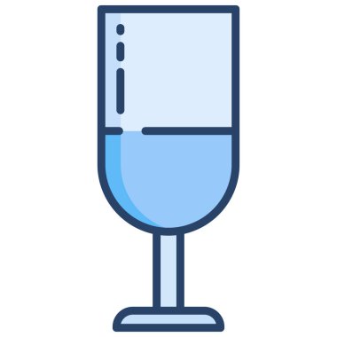 Şarap. Web simgesi basit illüstrasyon