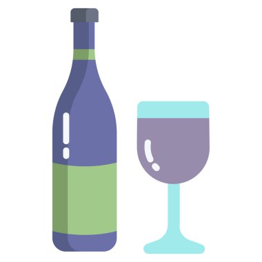 alkol içecek vektör simgesi