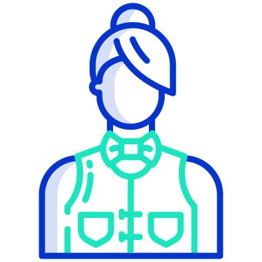 Adamım. Web simgesi basit illüstrasyon