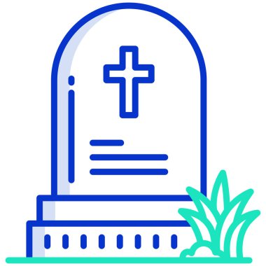 Ölüm ikonu vektör illüstrasyonu 