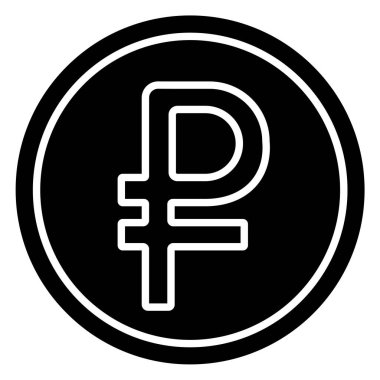 bitcoin. Web simgesi basit illüstrasyon