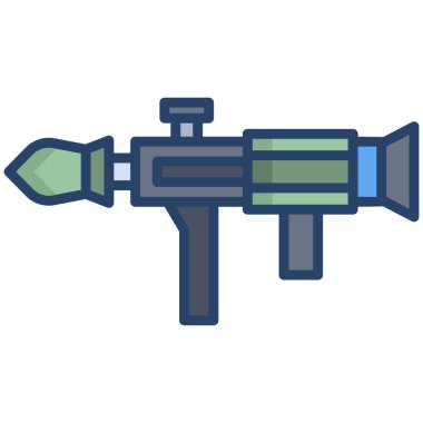 Silah. Web simgesi basit illüstrasyon