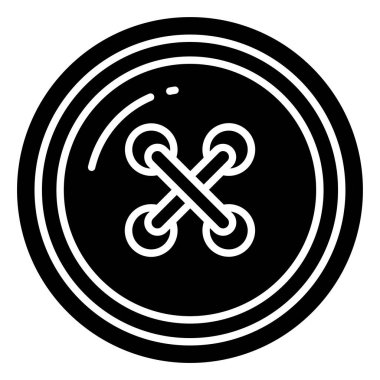 düğme simgesi vektör illüstrasyonu 