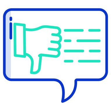 Web tasarımı için geribildirim simgesi, vektör illüstrasyonu