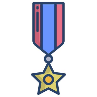 Basit vektör simgesi, ödül illüstrasyonu