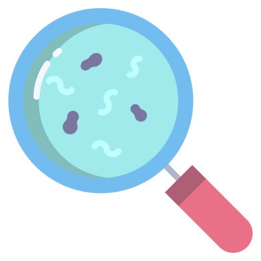 Bakteriyel hücrenin vektör çizimi