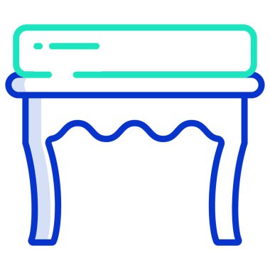 Havlu. Web simgesi basit illüstrasyon