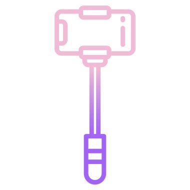 Kürek ikonu. vektör illüstrasyonu