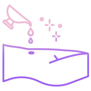 Su damlası. Web simgesi