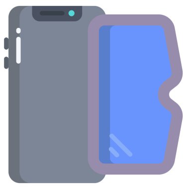  Cep telefonu web simgesi, vektör çizim