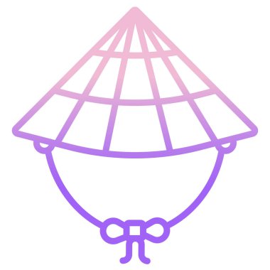  hat web simgesi, vektör illüstrasyonu