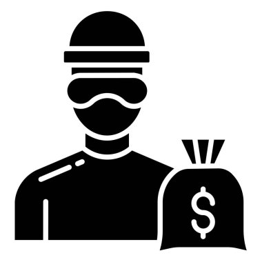 Basit vektör simgesi, Suç illüstrasyonu 