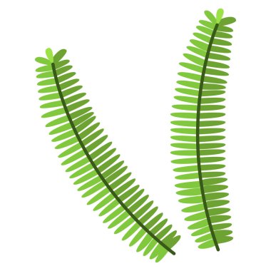 Yaprak simgesi, vektör illüstrasyonu