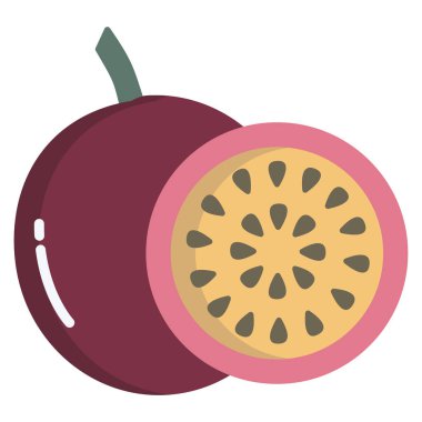 meyve ikonu vektör illüstrasyonu 