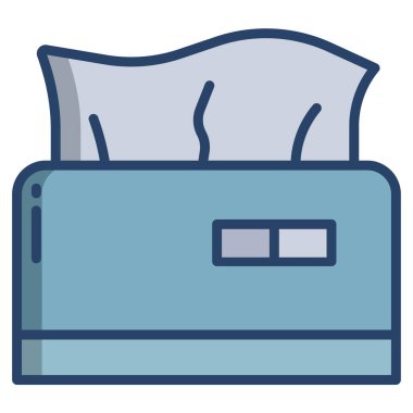 dokular beyaz arkaplanda basit vektör simgesi