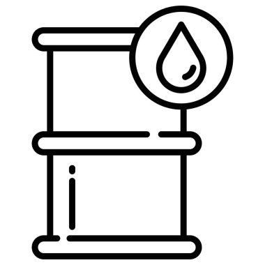 Bir varilin vektör illüstrasyonu