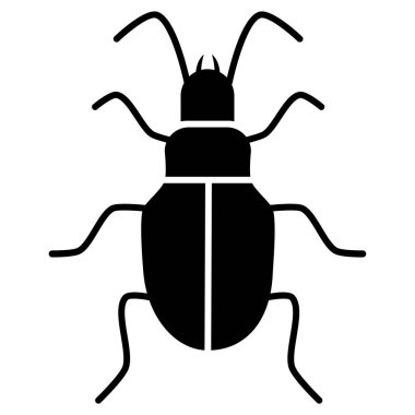 Hamamböceği ikonu. Böcek sembolü. özet tasarım biçimi.